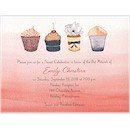Sweet Cupcakes Party Invitation