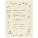 Swirl Border Party Invitation