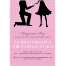 The Proposal in Pink Engagement Party Invitation