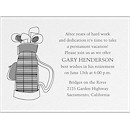 Time for Golf Retirement Party Invitation