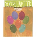 Up, Up and Away Birthday Party Invitation