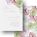 Watercolor Blossoms Party Invitation