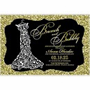 Whimsical Gown Suite B Party Invitation
