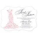 Whimsical Gown Suite D Party Invitation
