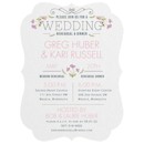 Whimsical Rehearsal Rehearsal Dinner Invitation