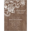 Wood and Lace Rehearsal Dinner Invitation