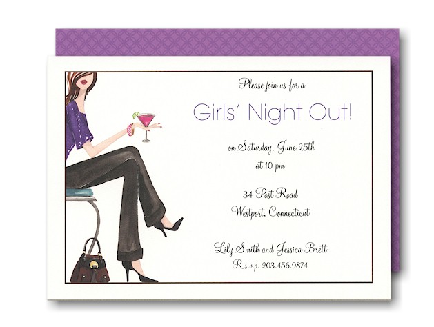 Girls' Night Out Party Invitation