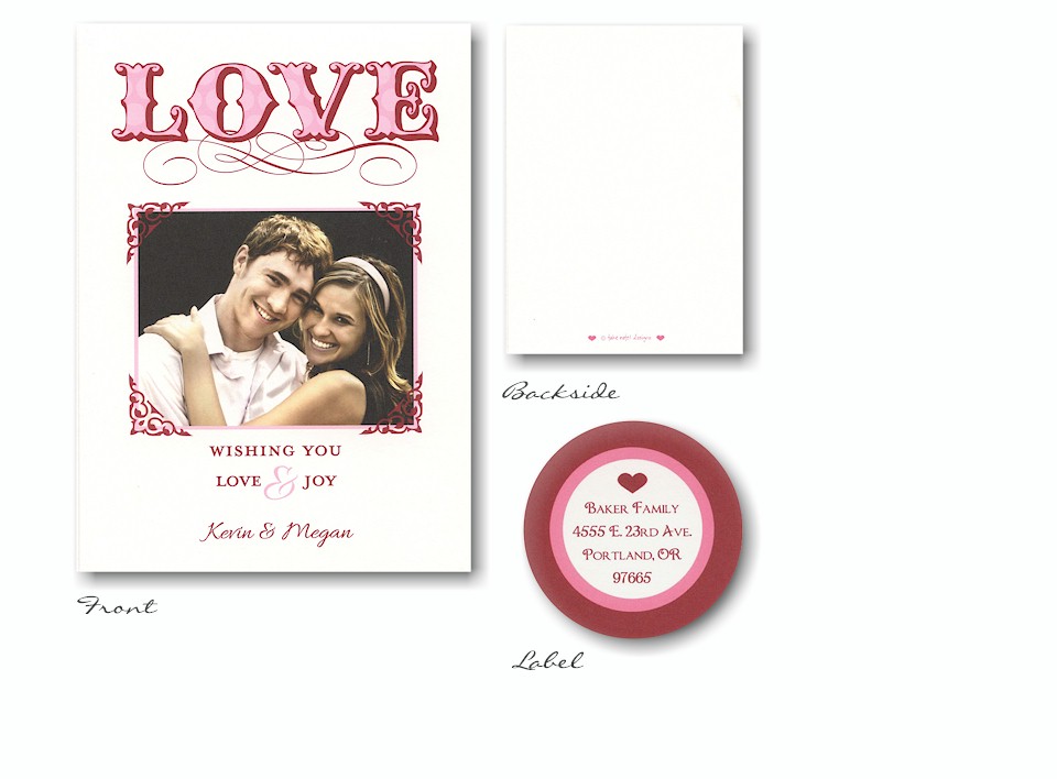 Love Elegant Frame Valentine's Day Card